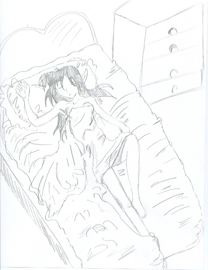 E-chan sleeping!
