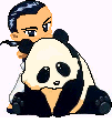 Wufei-Chan! and his adorable Panda! {Raihne's}